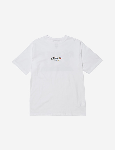 BXC RECOVER TEE - WHITE brownbreath